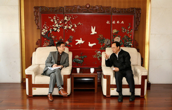 Chancellor Chen Zhanglong Meets Dr. Zu Liangrong of ILO